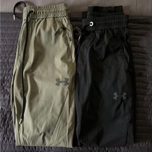 Under Armour Olive and Black Joggers